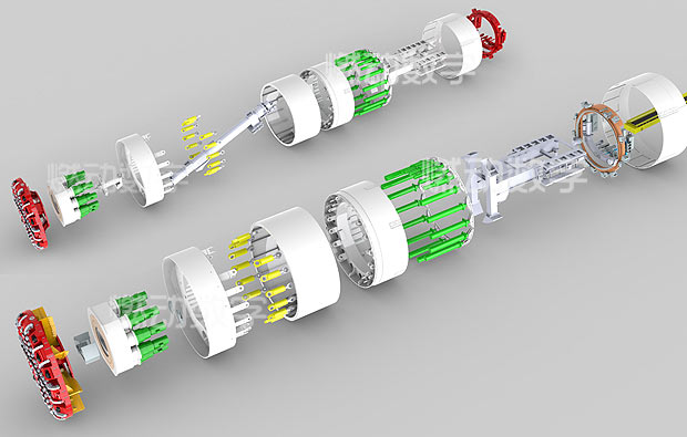 隧道盾构机三维动画制作——双模式复合盾构设备